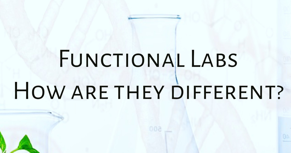 Functional medicine labs are very different than traditional ones. Insurance doesn’t feel the thoroughness functional medicine providers give is medically necessary, but we know it is!