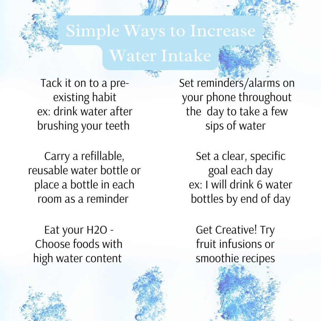 Simple Ways to Increase Water Intake